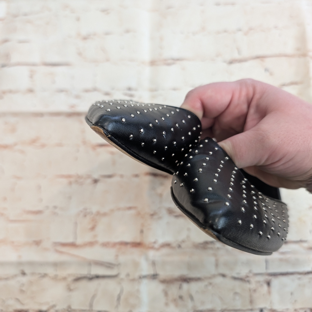 🎉 SALE 🎉 Nine West Black Studded Women's Flats - Picture 6 of 7